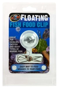 Zoo Med Floating Fish Food Clip Clear, Silver - Picture 1 of 1