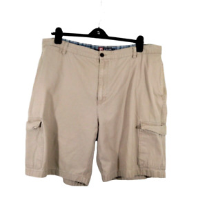 Chaps Mens Size 42 Cargo Shorts Tan Pockets Casual EUC