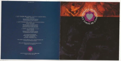 SIMPLE MINDS LET THERE BE LOVE RARE 3-TRACK-CD  SINGLE FROM UK, BRAND NEW - Image 1 of 3