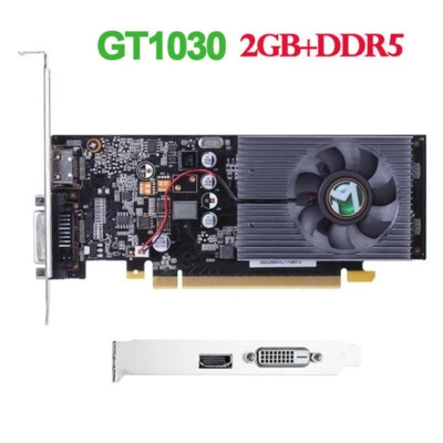 Maxsun NVIDIA Graphic Card GT1030 GDDR5 2G Computer 64bit GPU Desktop Video Card - Image 1 of 3