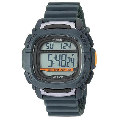 Timex Men's Command 47mm Grey Digital Alarm Stop Watch TW5M26700 - Image 1 of 2