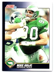 1991 Score #519 Mike Golic Philadelphia Eagles - Picture 1 of 2