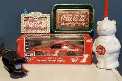 Coca- Cola 600 Diecast Race Car Revell Monte Carlo Authentic Replica #1 1997  - Image 1 of 3