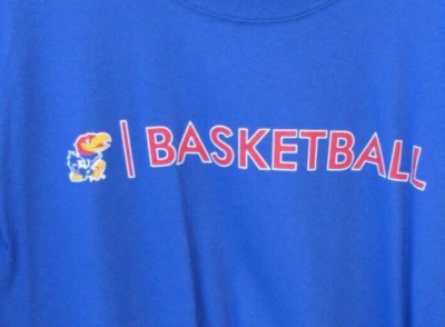 CAMISETA DE BALONCESTO MANGA CORTA GRANDE UNIVERSIDAD DE KANSAS JAYHAWKS KU BALONCESTO Foto 1 de 4