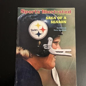 TERRY BRADSHAW SPORTS ILLUSTRATED MAGAZINE Pittsburgh Steelers 7/29/1974! - Picture 1 of 9