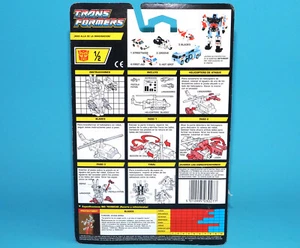 TRANSFORMERS G1 CLASSIC PROTECTOBOT BLADES TECH SPECS FILE CARD CARDBACK MB S... - Picture 1 of 2