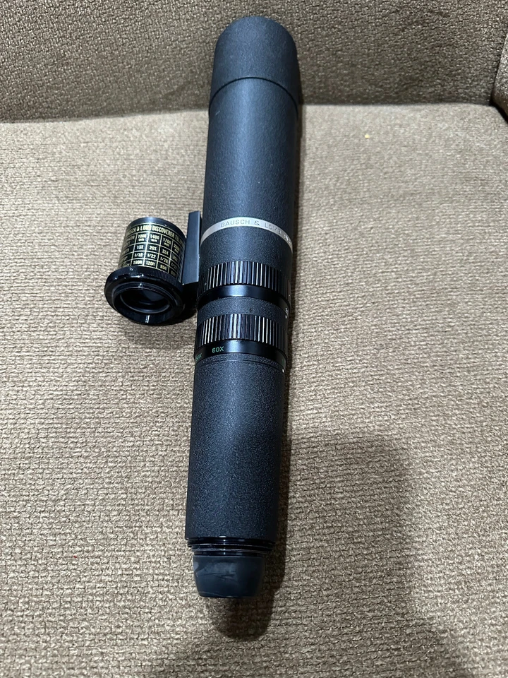 Bausch & Lomb The Discoverer Black 200M 60mm Aperture Telescope Great condition - Image 1 of 4