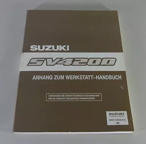 Manual De Taller Suplemento Suzuki Vitara SV420D Fecha 10/1996 - Imagen 1 de 1