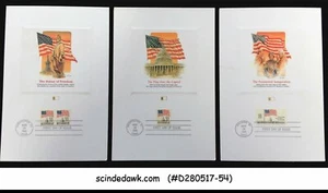 USA - 1985 US FREEDOM / US FLAG - PROOF CARDS - 3nos - Picture 1 of 4