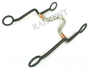 Equine Professional Westren Kupfer Mund Stahl Pferd Bit 5 Zoll - Bild 1 von 4