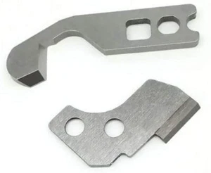 Cuchillo superior e inferior 788013009+788011007 para Janome 204D, 504D, 634D Kenmore  - Imagen 1 de 1