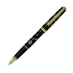 PLATINUM Fountain pen Size M " SakuraFubuki " PTL-20000H #52 18k Gold leaf 美巧 - Picture 1 of 7