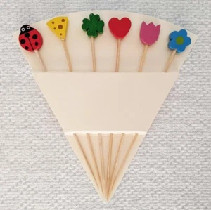 Fingerfood-Spieße, Holzspieße, Käsespieße, Käsepicker, NEU - Bild 1 von 2