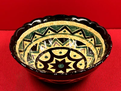 Saladier en faïence bretonne de St Jean de Bretagne, Ø 21 cm - Photo 1/4