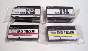 ValueToner Tintenpatrone 950XL CN045AN 4 SCHWARZ 1 GELB 1 MAGENTA - Bild 1 von 2