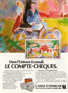 Publicité Ancienne " Caisse d'Epargne - 1982 " - Picture 1 of 1
