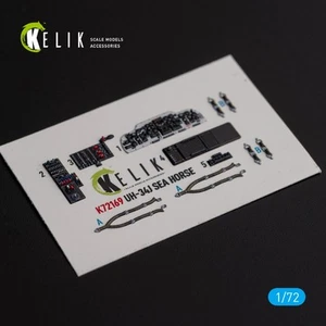 Calcomanías 3D interiores Sikorsky UH-34J SEA HORSE (para kit modelo Italeri) 1:72 K72169 - Imagen 1 de 5