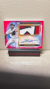 2024 Topps Inception Autographed Patches Gavin Williams Red /25 #APC-GW - Picture 1 of 2