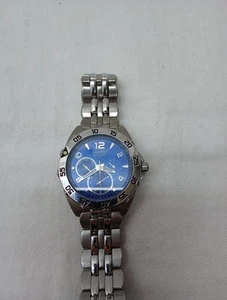 Armitron Men's 204664SV6P29 Blue Face Stainless Bracelet Watch Untested - Picture 1 of 5