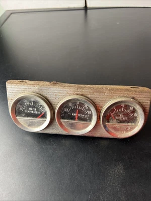 De Colección Calibradores Hot Rod Amp Temp EE. UU. 1950 60 57 Chevy Buick Muscle Car Instrumento Foto 1 de 4