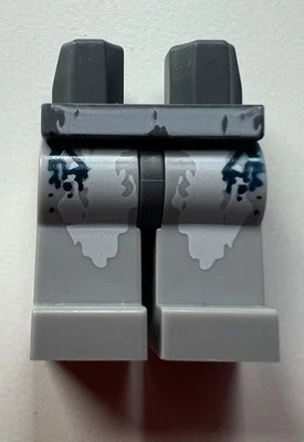 Lego 970c86pb01 Dark Bluish Gray Hips Light Bluish Gray Legs Shark - Image 1 of 4
