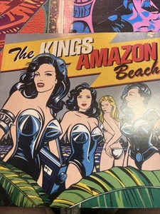 The Kings White Label Promo LP Amazon Beach On Elektra EX/EX - Bild 1 von 5