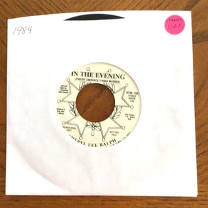 45 RPM "AM ABEND/BEREIT ODER NICHT" SHERYL LEE RALPH - 1984 - PROMO - Bild 1 von 4