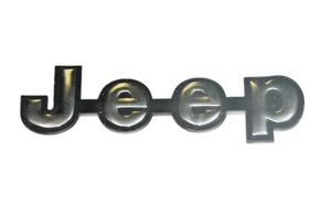 Jeep Cherokee XJ 84-01 Jeep Logo Plate Emblem Decal Chrome FREE SHIPPING - Bild 1 von 7