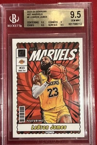 2023 Panini Donruss LeBRON JAMES #9 Net Marvel BGS 9.5 (¡Coleccionable!) - Imagen 1 de 10