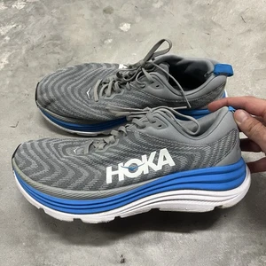 Hoka One One Gaviota 5 2E Wide Limestone Diva Blue Größe 11 Beschreibung lesen - Bild 1 von 10