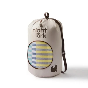 NightLark Bettdecke ohne Bezug | Gestreiftes Shores Design | Super King 6 Tog - Bild 1 von 4