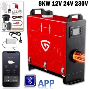 8KW 12V 24V 230V Diesel Heizung Standheizung Luftheizung Air Heater PKW LKW RV - Bild 1 von 23