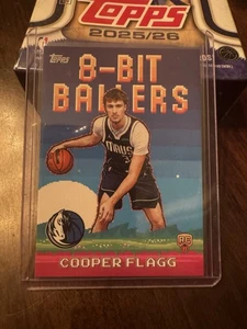 2025-26 Topps Flagship Cooper Flagg 8-Bit Ballers RC #8B-31 Dallas Mavericks - Picture 1 of 2