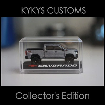 KYKYS Edición Coleccionista - Hot Wheels Chevy Silverado Trail Boss Acero Satinado Mt Foto 1 de 4