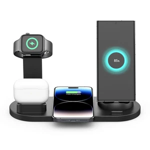 5in1 Wireless Charger Dock Fast Charging Station For Apple Watch iPhone Air Pods - Picture 1 of 26
