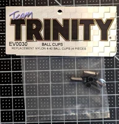 EV0030	Team Trinity Nylon 4-40 Ball Cups (4) - Image 1 of 2