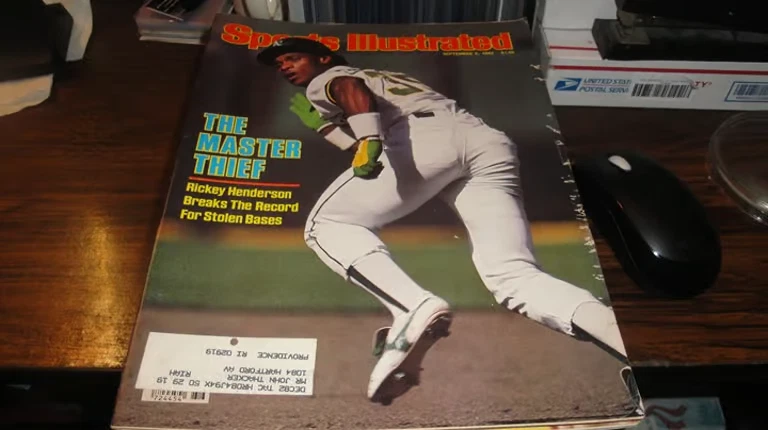 Vintage Sports Illustrated September 6, 1982 Oakland Athletics Rickey Henderson - Image 1 of 2
