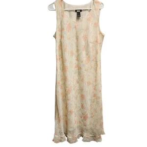 Vintage 90’s Y2K Floral Maxi Dress Fairy Ethereal Cottage Romantic Gr. 16W Feminine - Bild 1 von 12