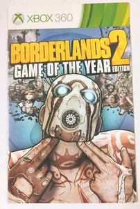 Borderlands 2 Edición Juego del Año (Microsoft Xbox 360, 2013) Solo Manual - Imagen 1 de 1