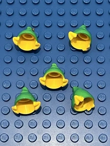 Lego Elfe Minifigur Hüte mit spitzen Ohren hellgrün Top Set von 5 Stück - Bild 1 von 3
