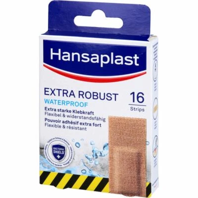 BEIERSDORF AG HANSAPLAST extra robust wasserdicht Pflasterstrips 16 St PZN16762462