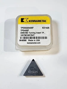 Kennametal TPGN 432F / 220408F New PCD Diamond Tip Insert Grade KD1425 - Picture 1 of 3