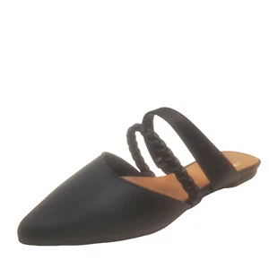 Journee Collection Womens Shoes OLIVEA Slide Sandals Black 6.5M MSRP 60 New - Picture 1 of 1