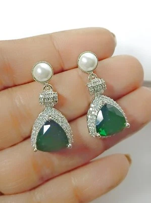 Handcrafted 925 pure Sterling Silver Luxe Earrings for women party/occasional - Image 1 of 4