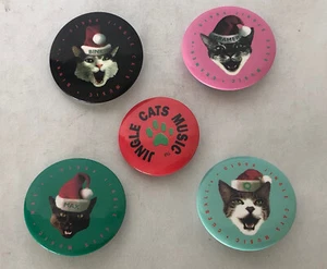 Jingle Cats 1994 Christmas Song Advertising Souvenir Collectors Pins Lot - Picture 1 of 11