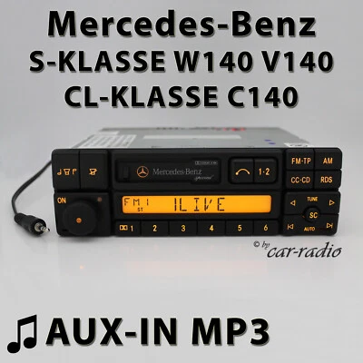 Mercedes Special BE2210 MP3 AUX-IN Becker W140 Radio C140 S CL Klasse Kassette - Bild 1 von 4