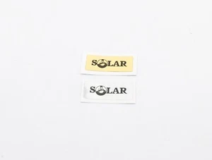 Pegatina de cromo/oro Solar Tackle Bankware - Imagen 1 de 1