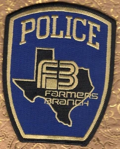 Parche de hombro Farmers Branch de la policía de Texas - Imagen 1 de 2