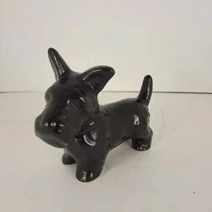 Scotty Dog Black Terrier Ceramic Vintage 5" Long - Picture 1 of 4