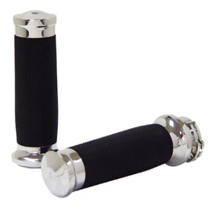 New Chrome Tornado Style Throttle Control With Grips for Harley Davidson - Picture 1 of 1